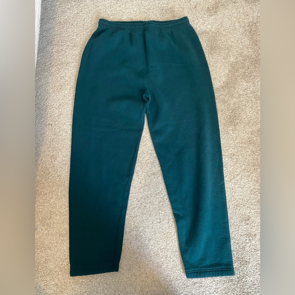 Dark green Hanes sweats